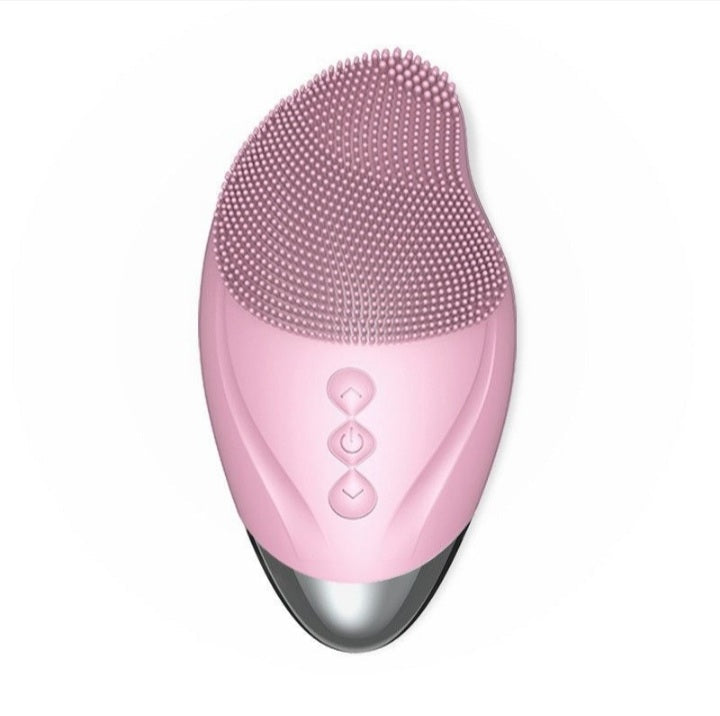Facial Cleansing Device, Waterproof Beauty Instrument, Eye Beauty Device - Pink